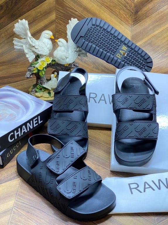 Raw Double Strap Sandals for men - Turbocart - Free Same Day Delivery ...