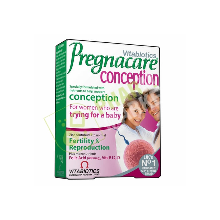 Vitabiotics Pregnacare Conception Daily Tablets 30 Tablets Turbocart Free Same Day Delivery Shopping