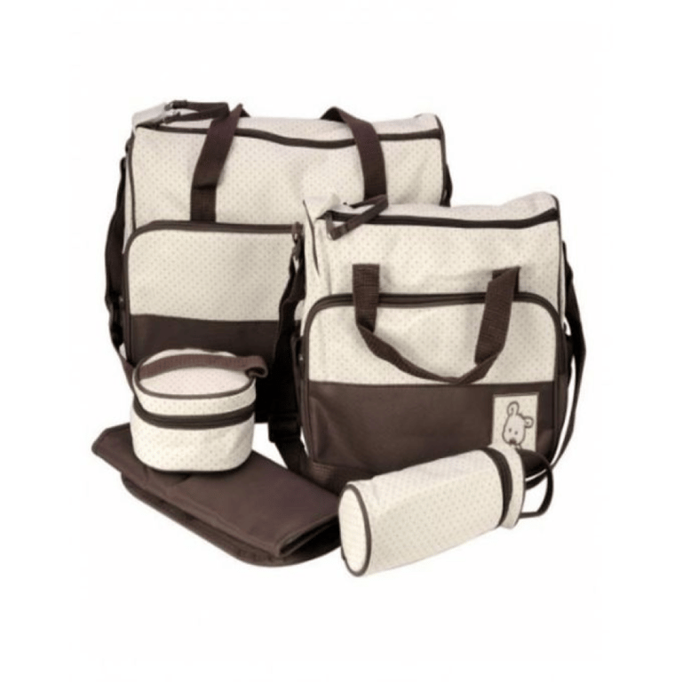 Home Mummy 5set Diaper Bag Brown Turbocart Free Same Day