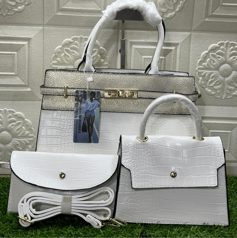 Hermès Faubourg Saint-Honoré Paris 3 in 1 Handbag Set WHITE - Turbocart -  Free Same Day Delivery Shopping