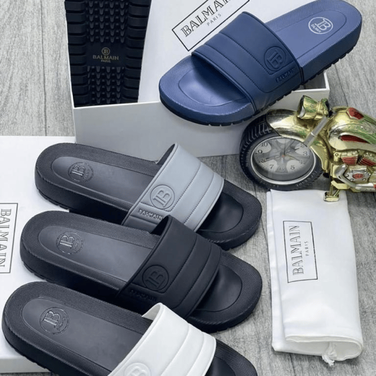 Balmain Branded Slides for men - Turbocart - Free Same Day Delivery Shopping