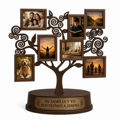 Árbol Genealógico Familiar con Fotografías