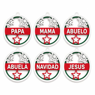 Adorno Navideño Personalizado