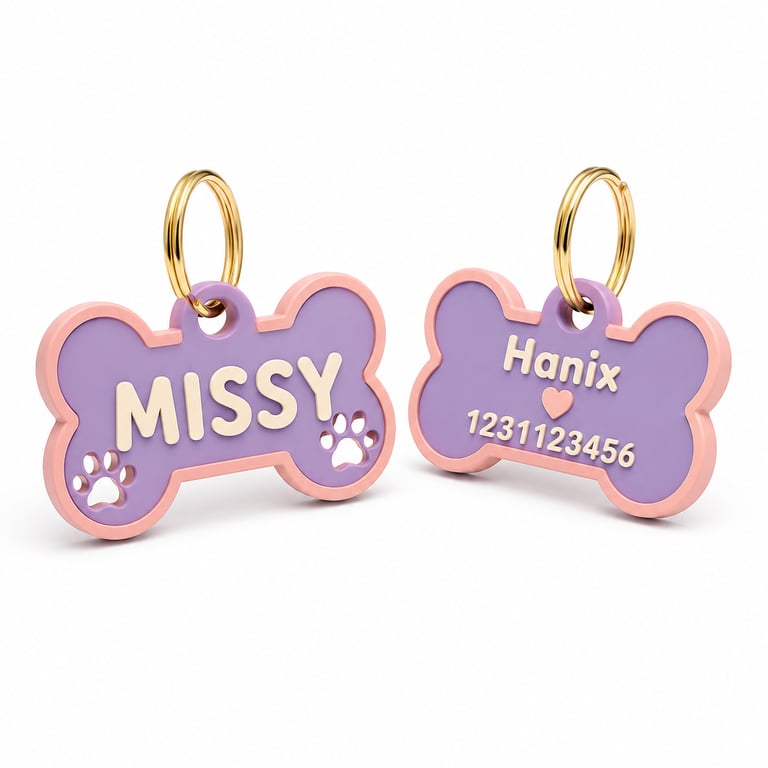 Plaquita Personalizada para Mascotas — Siempre Contigo