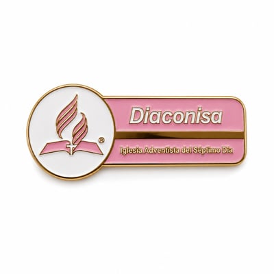 Plaquita Diaconisa Rosado