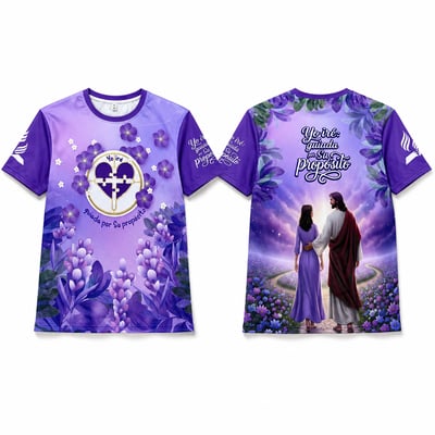 Camiseta Premium Full Print "Yo Iré"