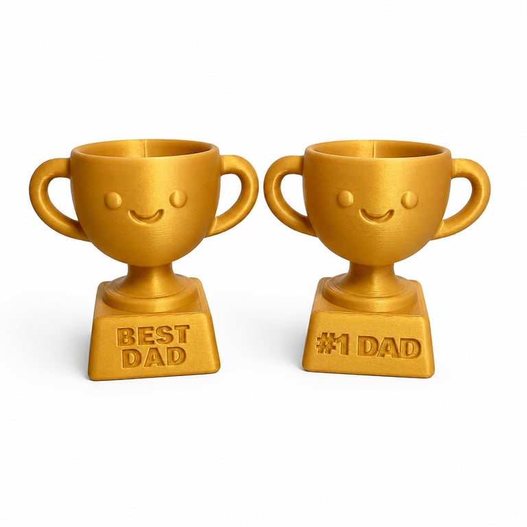 Trofeo para el Día del Padre — El Mejor Papá del Mundo