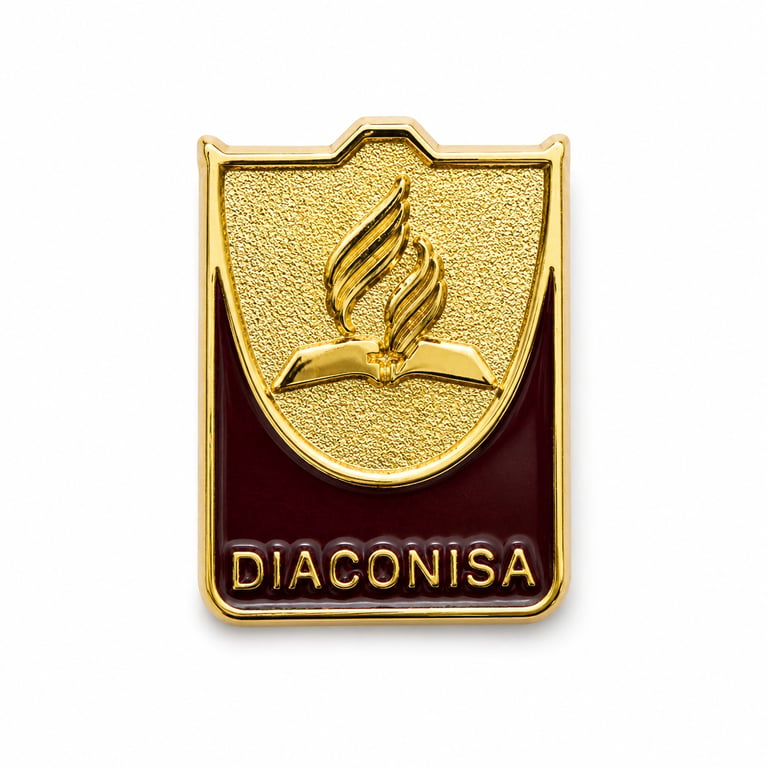 Pin Diaconisa Vinotinto