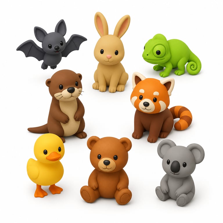 Colección de Animales para Jugar y Aprender — Pequeños Amigos