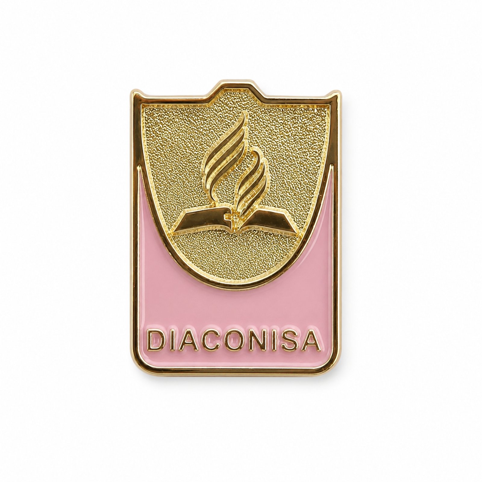 Pin Diaconisa Rosado