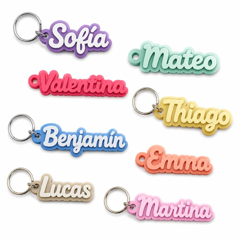 Llavero Personalizado con Nombre — Tu Nombre, Tu Estilo