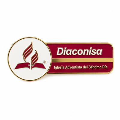 Plaquita Diaconisa Vinotinto
