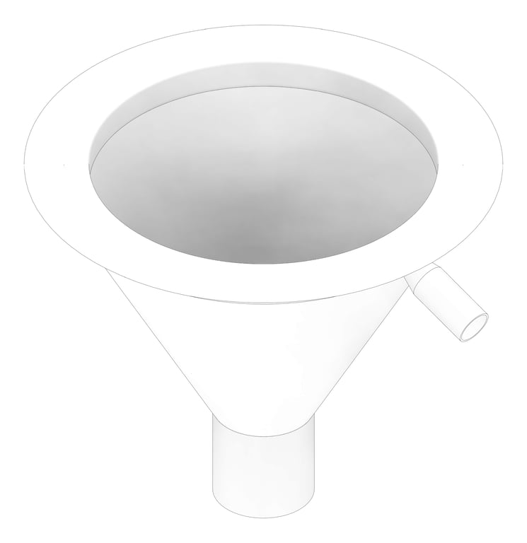 3D Documentation Image of Sink 3monkeez ConicalFlushingRim