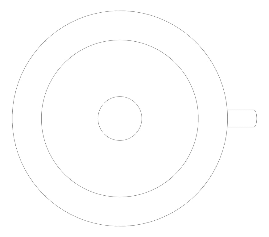 Plan Image of Sink 3monkeez ConicalFlushingRim