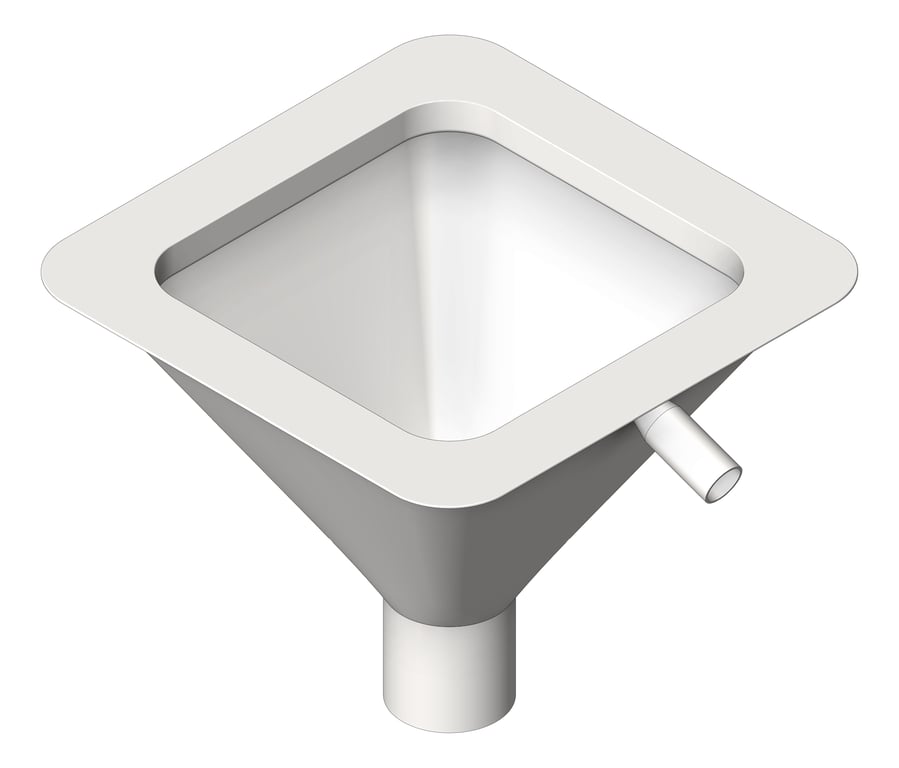 Image of Sink 3monkeez ConicalFlushingRim Square