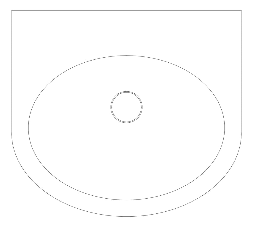 Plan Image of Sink Wall 3monkeez PublicAmenitiesHandBasin