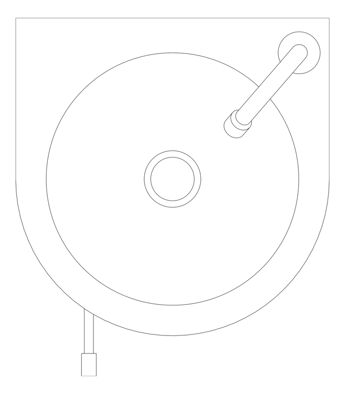 Plan Image of Sink Wall 3monkeez Round KneeOperated