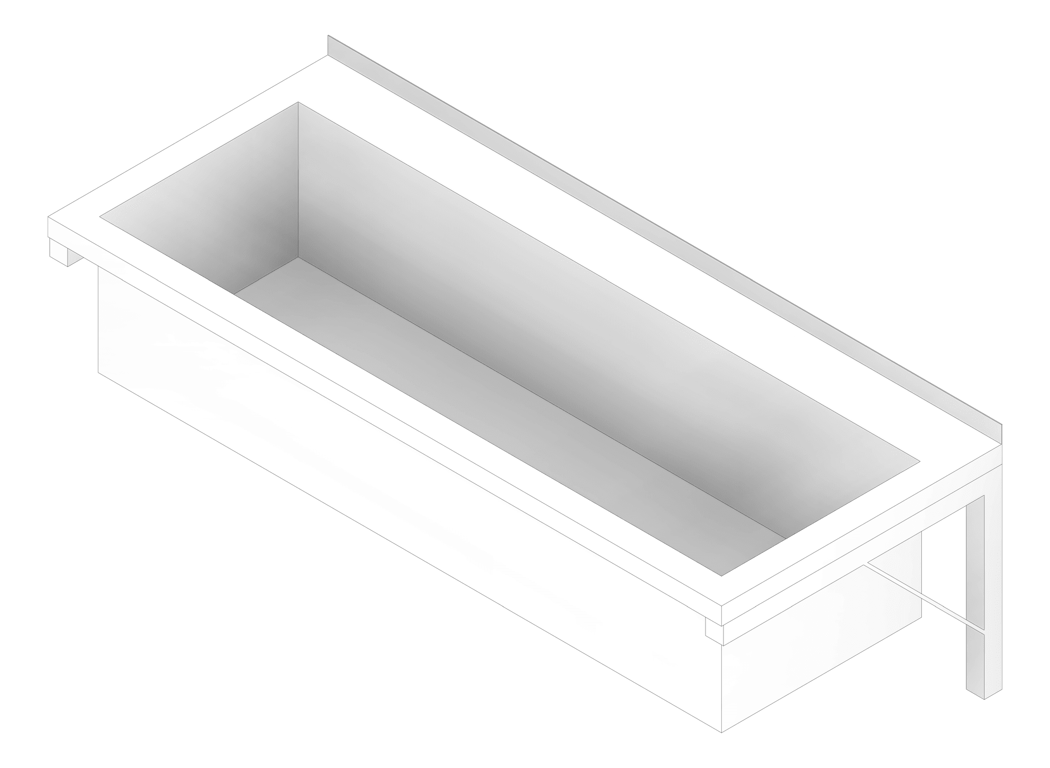 3D Documentation Image of Trough Wall 3monkeez PatternTrough No4