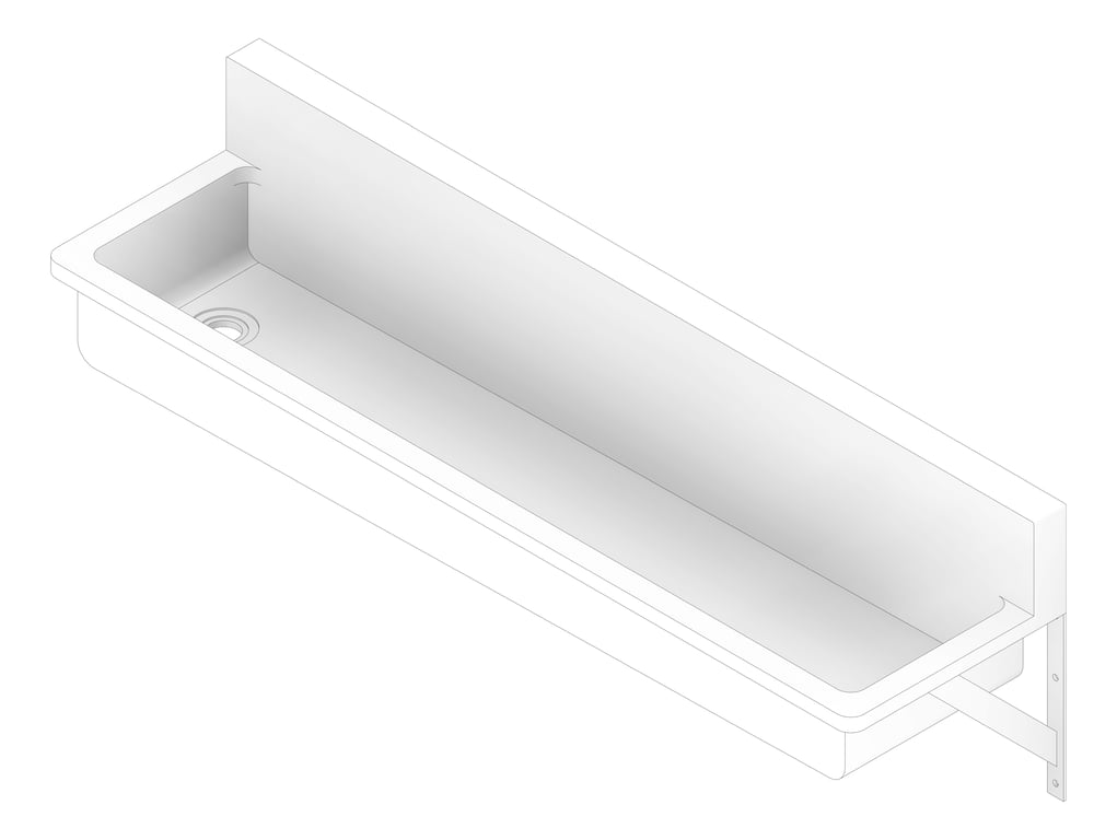 3D Documentation Image of Trough Wall 3monkeez PatternTrough PWD