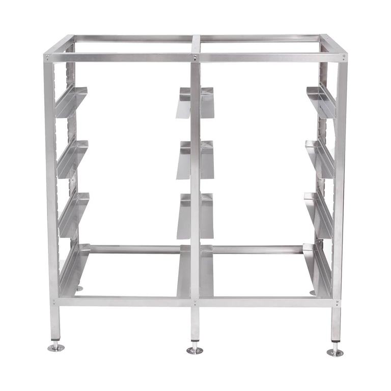 BRK-C-and-BRK-1 Image of GlassRack FreeStanding 3monkeez AdjustableShelves Single