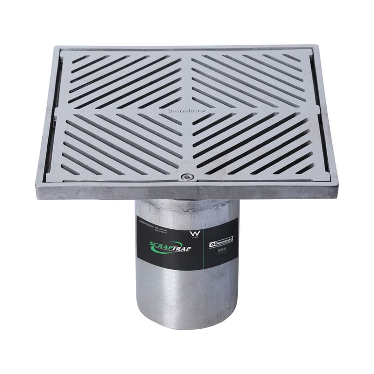 FW-225BS-316 Image of Waste Floor 3monkeez Arrestor Square 225mm