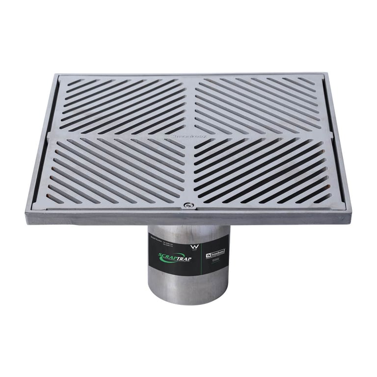 FW-300BS-316 Image of Waste Floor 3monkeez Arrestor Square 300mm