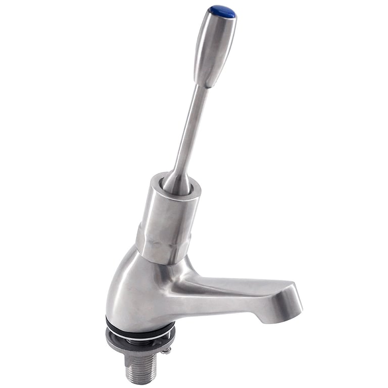 T-3MSS-PT L Image of TapSet Pillar 3monkeez LeverHandle