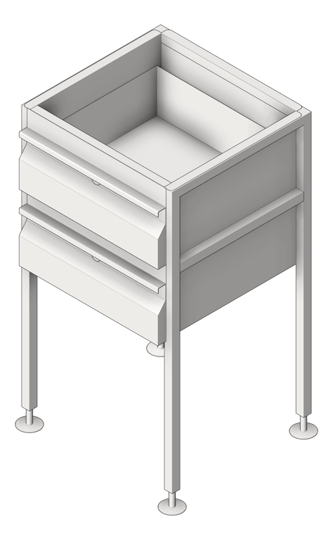 Image of Drawer Freestanding 3monkeez 2Drawer