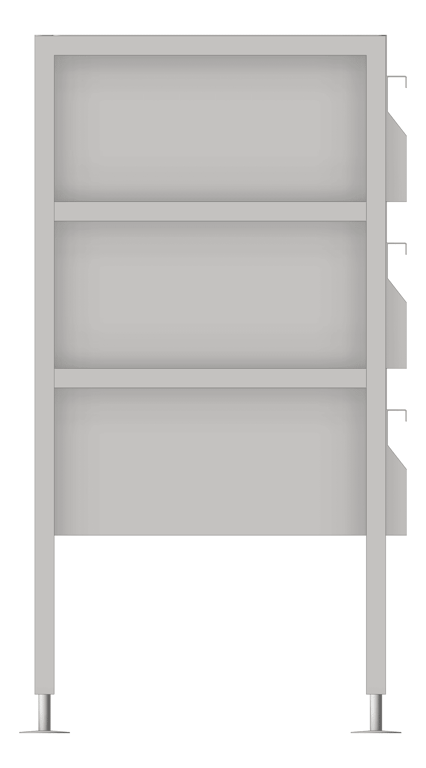 Left Image of Drawer Freestanding 3monkeez 3Drawer