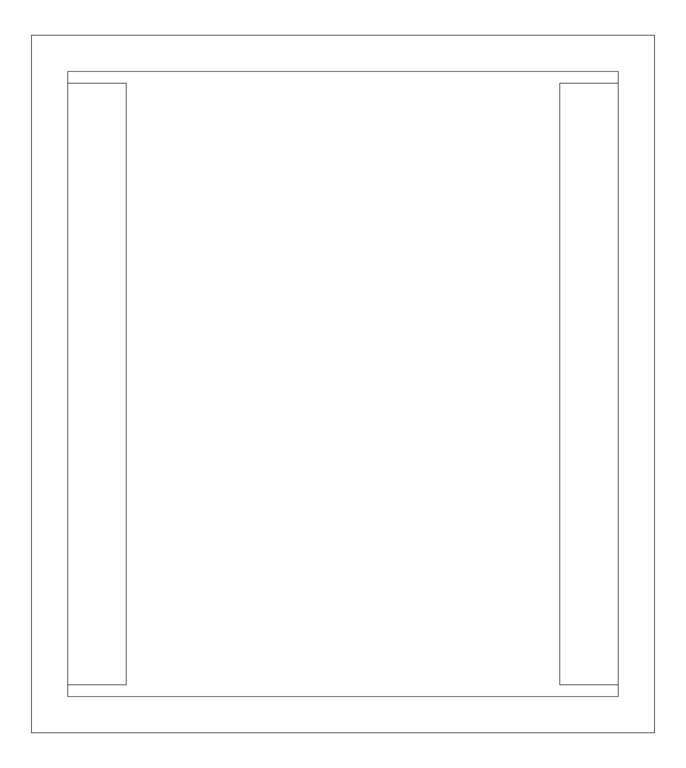 Plan Image of GlassRack FreeStanding 3monkeez AdjustableShelves Single