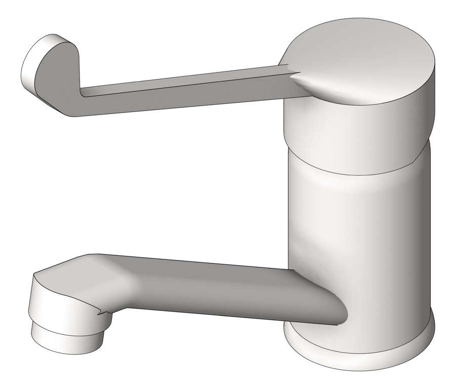 Image of MixerTap Sink 3monkeez LeverHandle