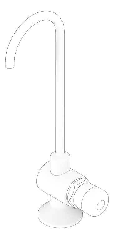 3D Documentation Image of Spout Bench 3monkeez BottleFiller PushButton