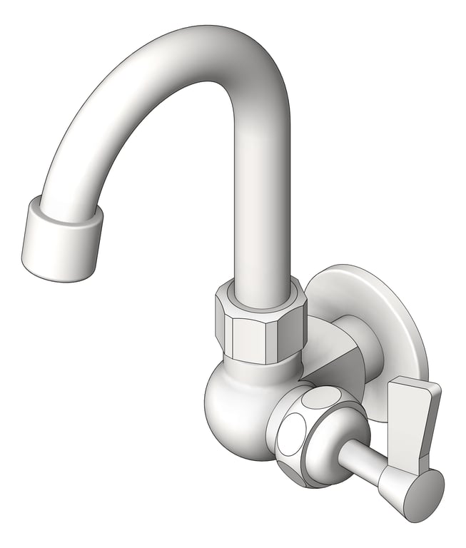 Navigate to Spout Wall 3monkeez Gooseneck Single