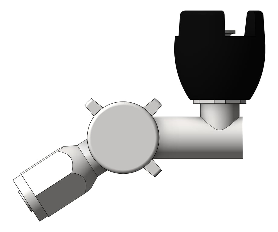 Left Image of TapSet Bubbler 3monkeez AngledMouthguard