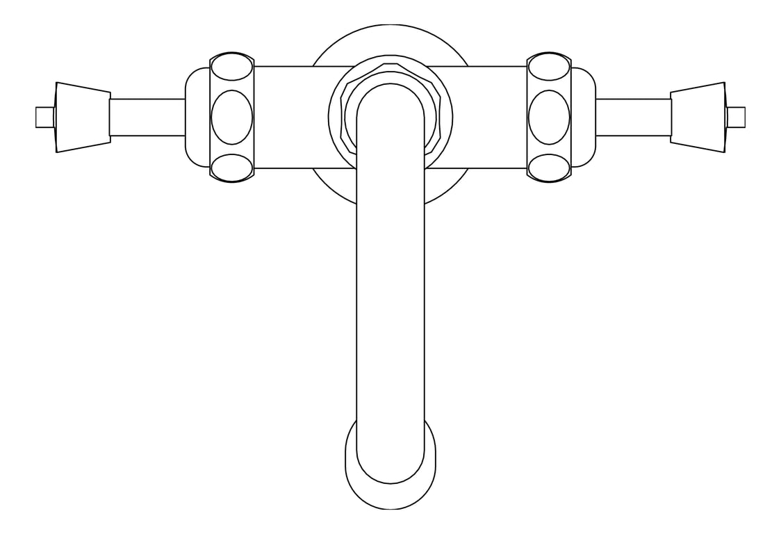 Plan Image of TapSet Hob 3monkeez GooseneckSpout Dual