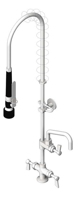 Image of TapSet Hob 3monkeez PreRinseUnit PotFiller