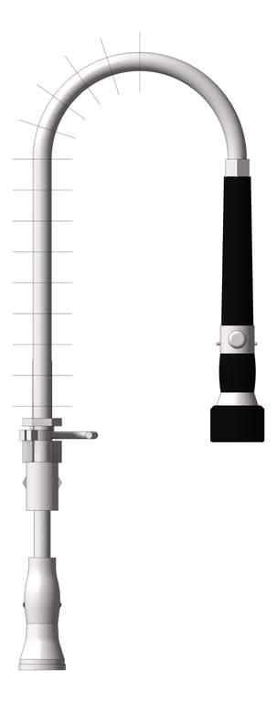 Left Image of TapSet Hob 3monkeez PreRinseUnit PotFiller Cafe Compact