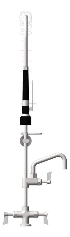 Front Image of TapSet Hob 3monkeez PreRinseUnit PotFiller