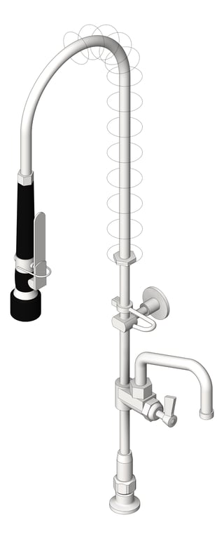 Image of TapSet Hob 3monkeez PreRinseUnit PotFiller NoStops