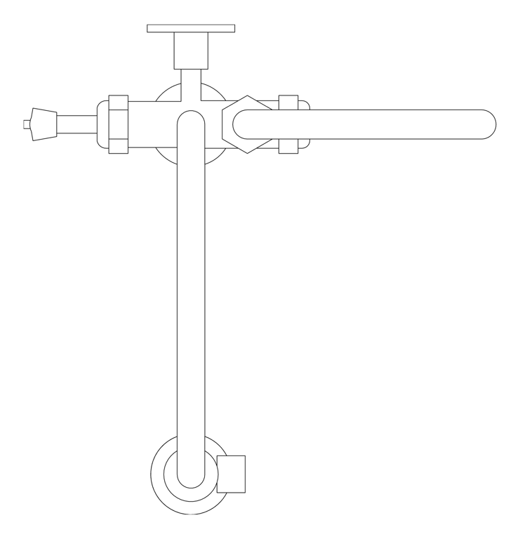 Plan Image of TapSet Hob 3monkeez PreRinseUnit PotFiller