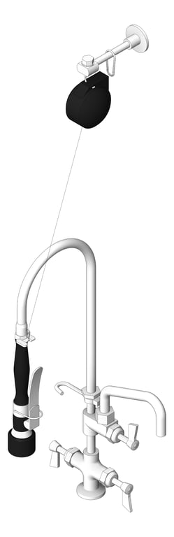 TapSet Hob 3monkeez PreRinseUnit Retractor PotFiller