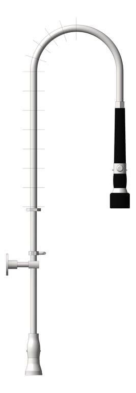 Left Image of TapSet Hob 3monkeez PreRinseUnit Single