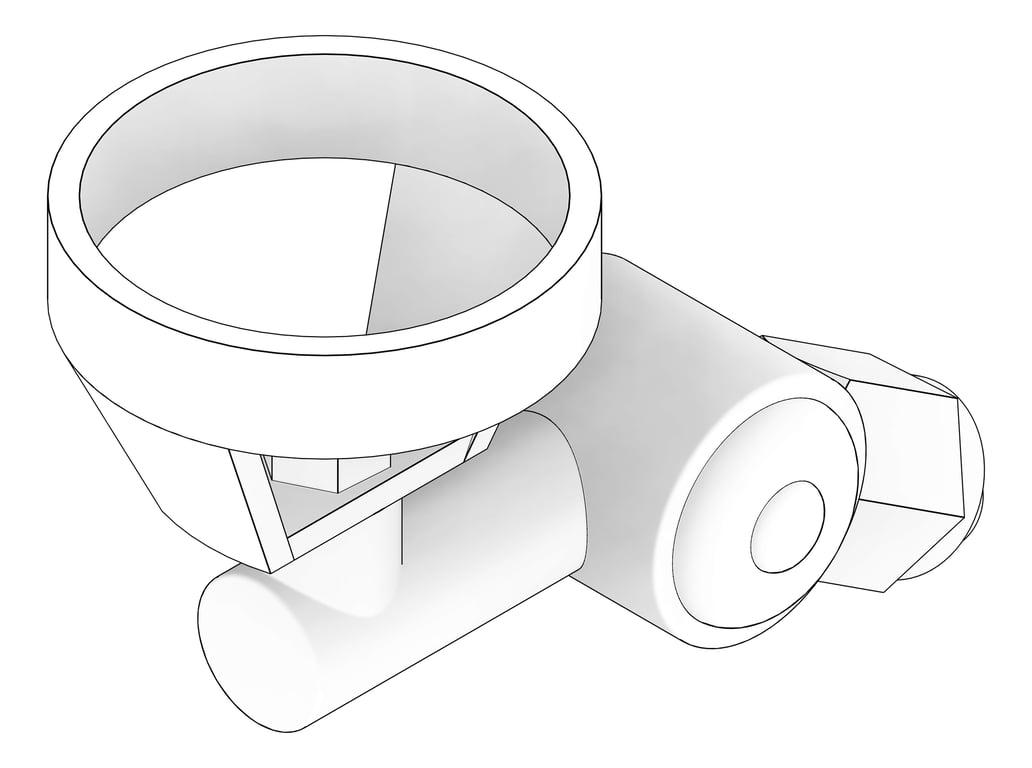 3D Documentation Image of TapSet Wall 3monkeez Bubbler RemoteSensor AngledMouthguard