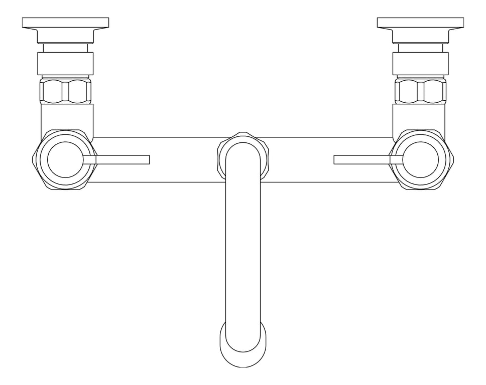 Plan Image of TapSet Wall 3monkeez GooseneckSpout ExposedWall