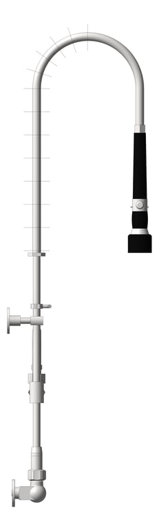 Left Image of TapSet Wall 3monkeez PreRinseUnit PotFiller Single