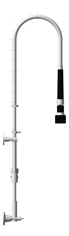 Left Image of TapSet Wall 3monkeez WallStopsAndElbow PreRinseUnit PotFiller