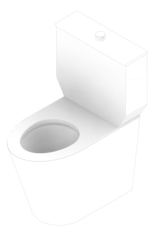 3D Documentation Image of ToiletPan 3monkeez Ambulant CloseCoupled