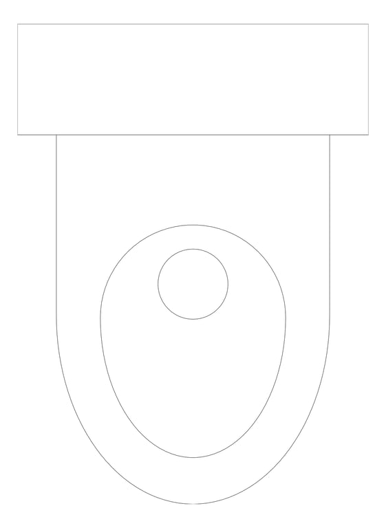 Plan Image of ToiletPan 3monkeez Ambulant CloseCoupled