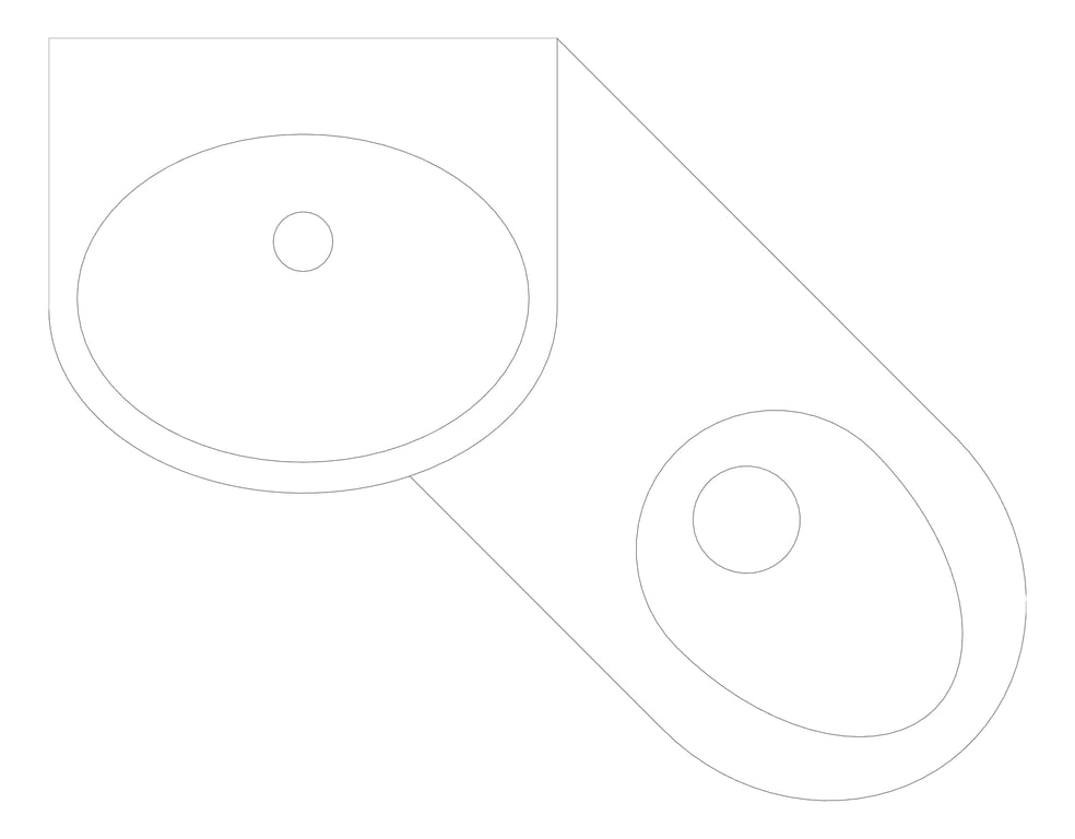 Plan Image of ToiletPan 3monkeez CombinationUnit 45Deg RightPan