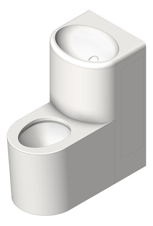ToiletPan 3monkeez CombinationUnit Straight RightPan